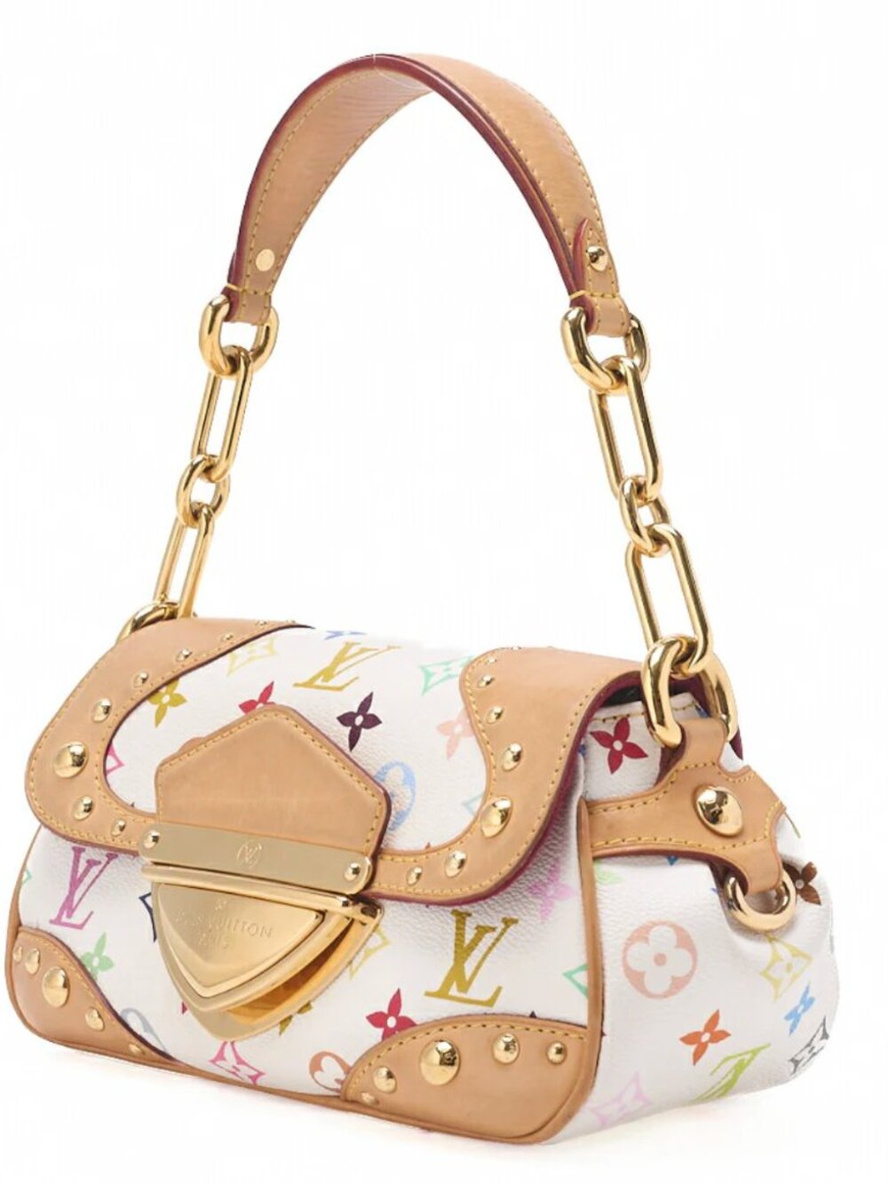 Louis Vuitton Takashi Murakami Marilyn White Monogram Multicolore shoulder Bag - Picture 2 of 9